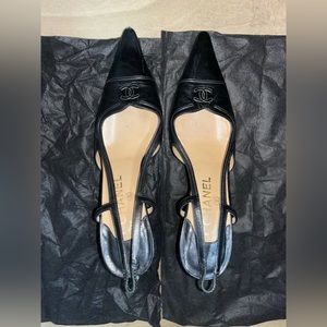 Chanel Slingback Heels
